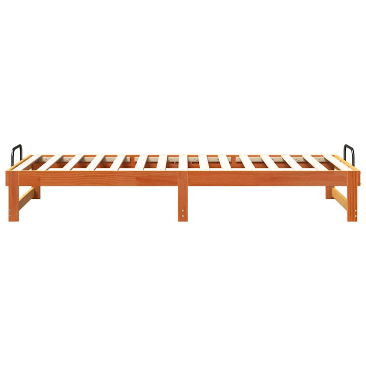Sengestel Brun 80 x 200 cm Massiv fyrretræ
