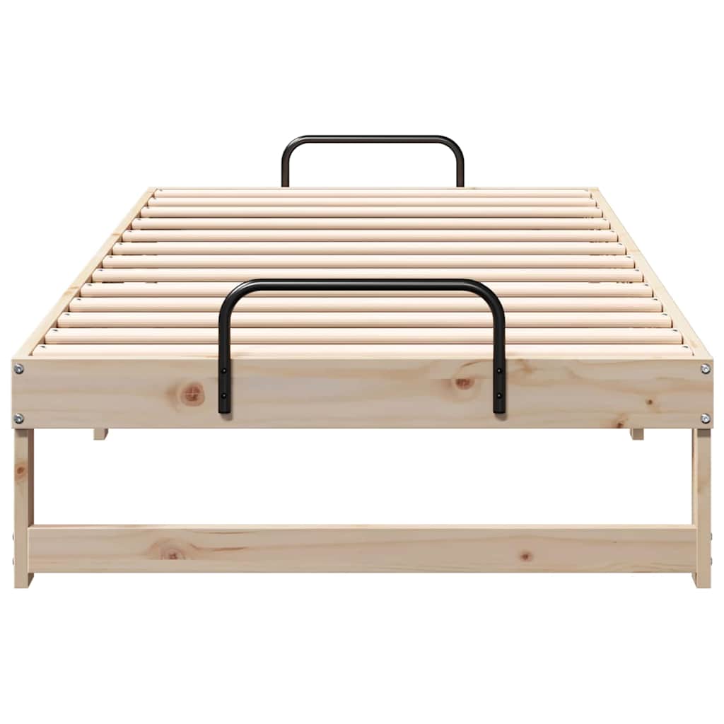 Sengestel Brun 90 x 190 cm Massiv fyrretræ