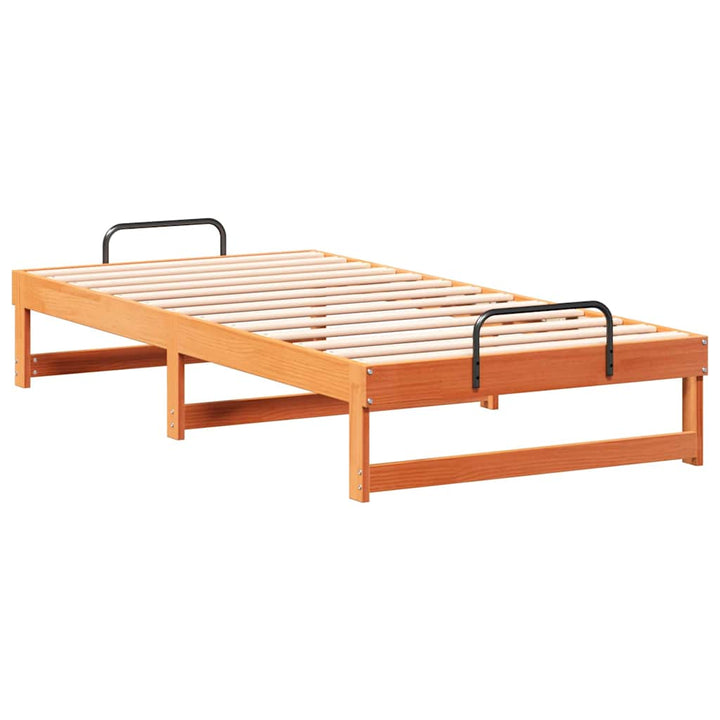 Sengestel Brun 90 x 190 cm Massiv fyrretræ