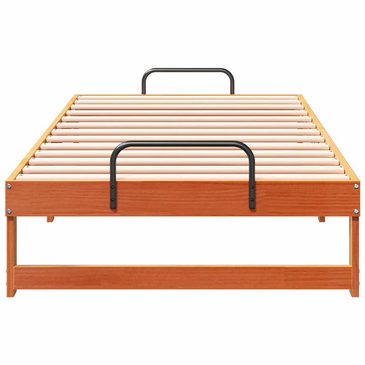 Sengestel Brun 90 x 190 cm Massiv fyrretræ