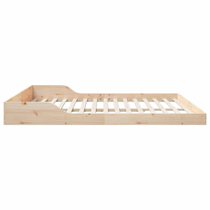 Sengestel Brun 180 x 210 cm Massiv fyrretræ