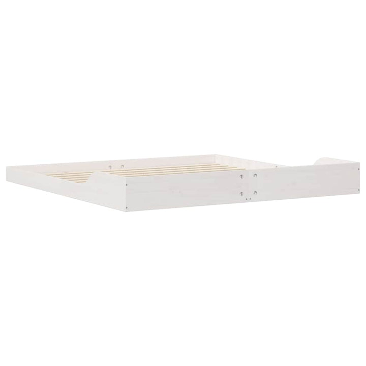 Sengestel Hvid 180 x 210 cm Massiv fyrretræ