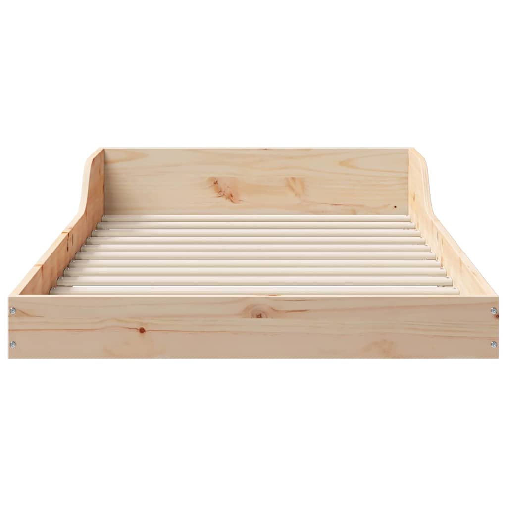 Sengestel Naturfarvet 100 x 220 cm Massiv fyrretræ