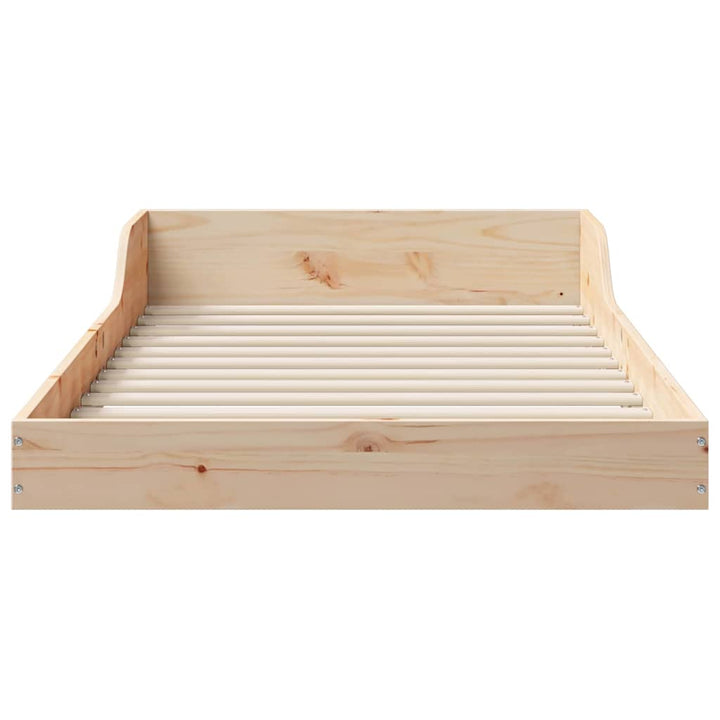 Sengestel Naturfarvet 100 x 220 cm Massiv fyrretræ