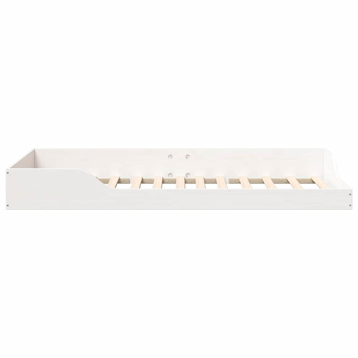 Sengestel Hvid 90 x 200 cm Massiv fyrretræ