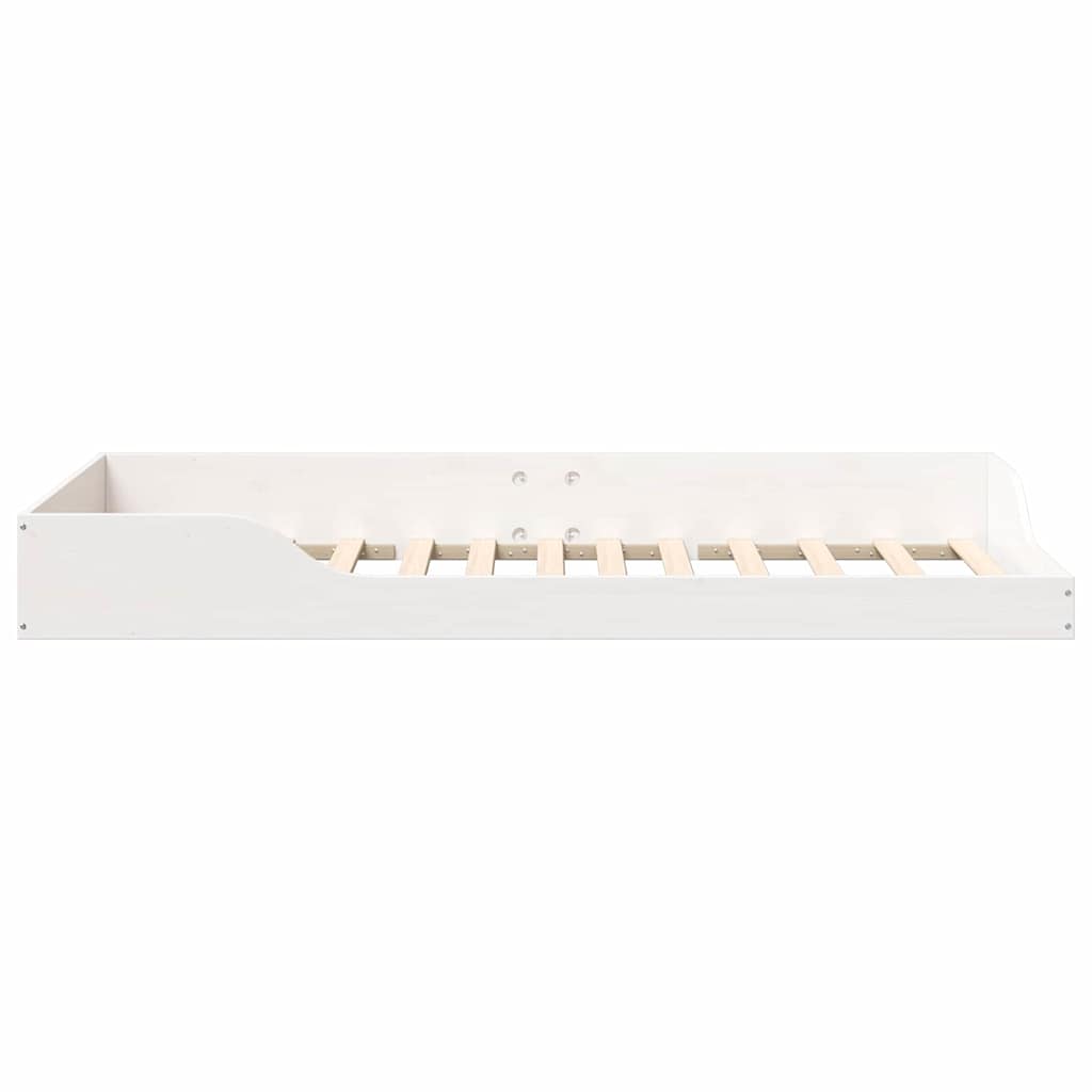 Sengestel Hvid 80 x 200 cm Massiv fyrretræ
