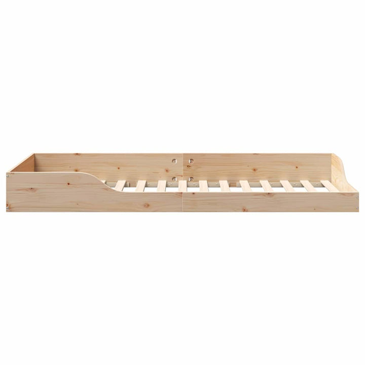 Sengestel Brun 80 x 210 cm Massiv fyrretræ