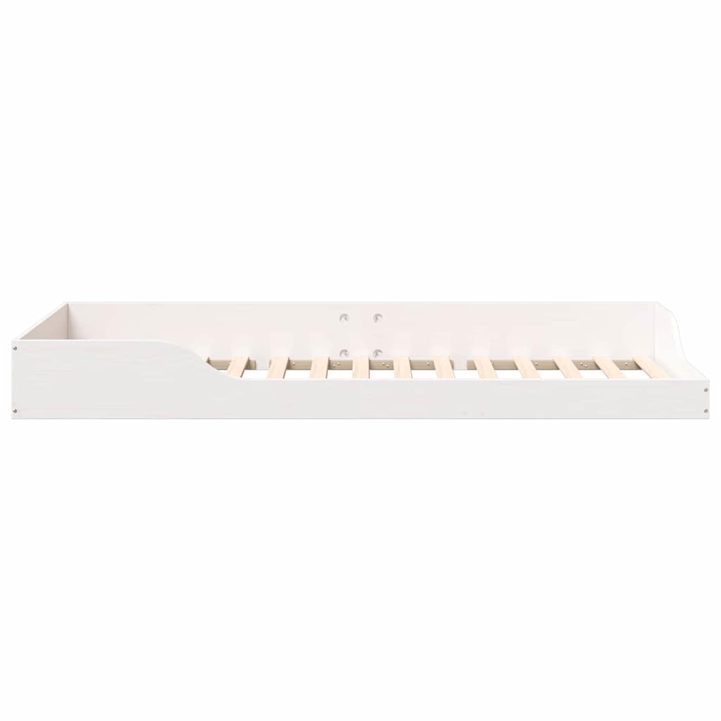 Sengestel Hvid 90 x 210 cm Massiv fyrretræ