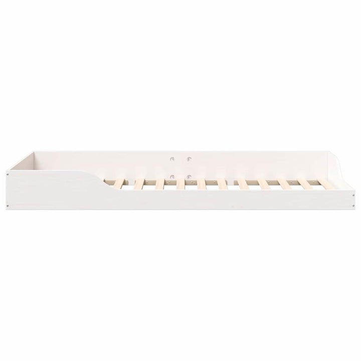 Sengestel Hvid 90 x 210 cm Massiv fyrretræ