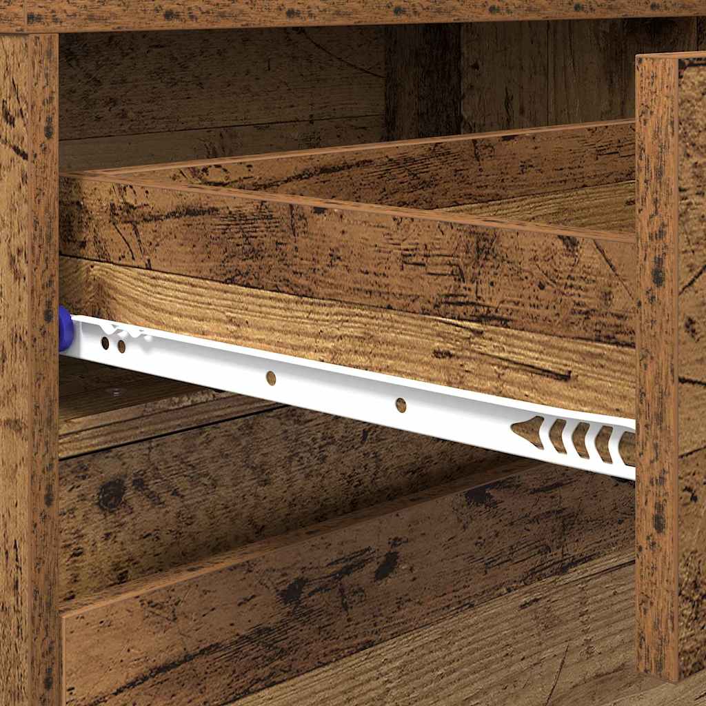 TV Enheder 2 pcs Gammelt træ 180 x 34 x 50 cm Konstrueret træ