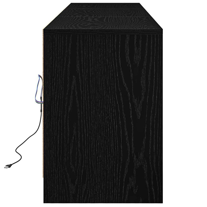 TV Enheder 180 x 34 x 50 cm Sort eg Konstrueret træ