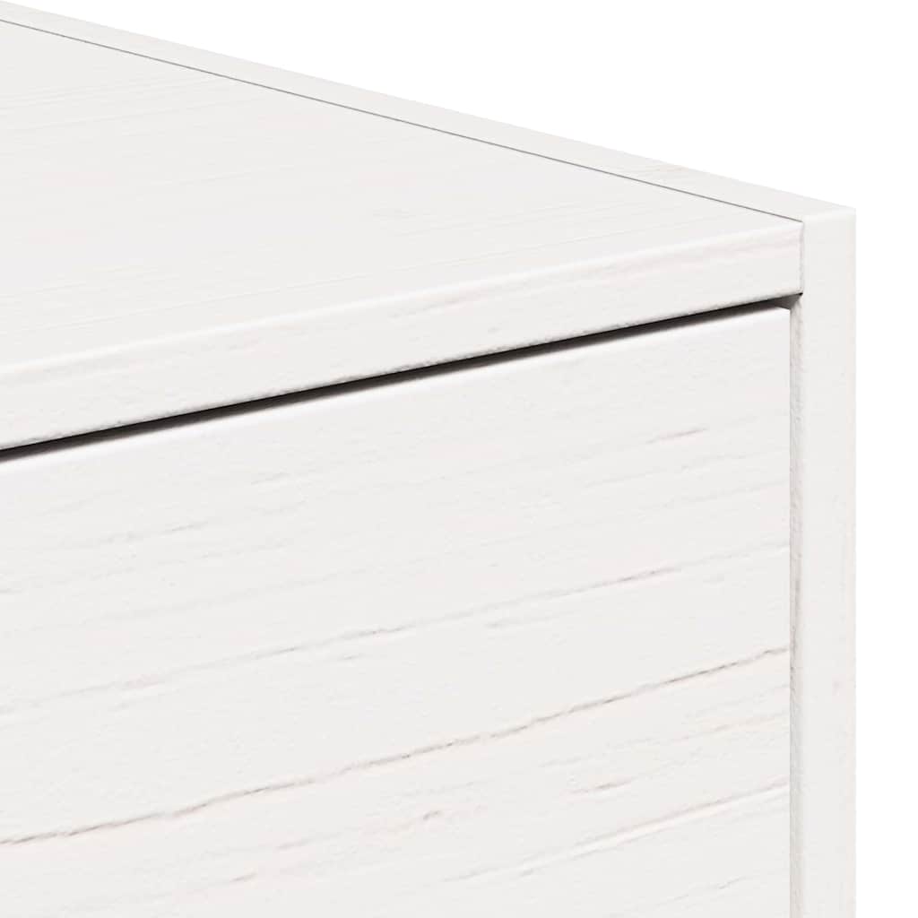 Sengebord 2 pcs Hvid 50 x 32,5 x 24 cm Massivt fyrretræ