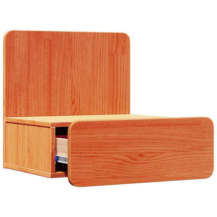 Sengebord Voks brun 44 x 32,5 x 40 cm Massivt fyrretræ