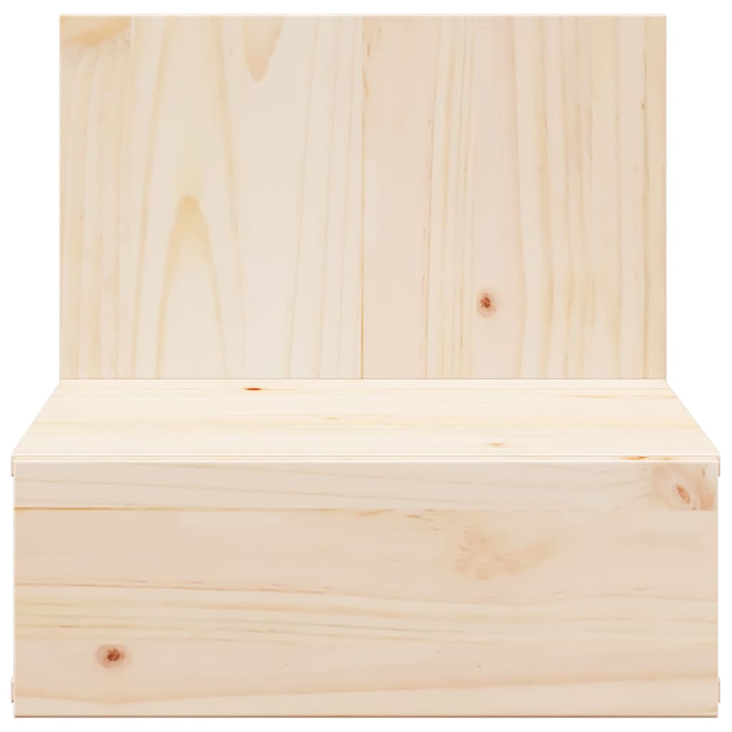 Sengebord med skuffe Brun 42 x 32,5 x 40 cm Massivt fyrretræ