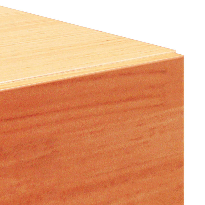 Sengebord 2 pcs Voks brun 42 x 32,5 x 40 cm Massivt fyrretræ