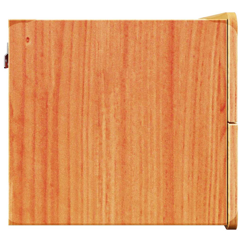 Sengebord 2 pcs Brun 39 x 34 x 33 cm Massivt fyrretræ