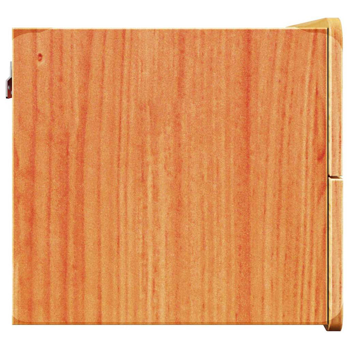 Sengebord 2 pcs Brun 39 x 34 x 33 cm Massivt fyrretræ