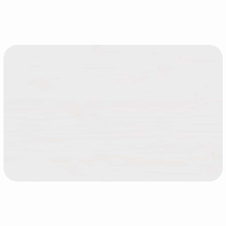 Sofabord Hvid 80 x 50 x 31 cm Massivt fyrretræ
