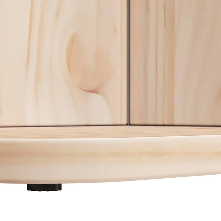Sofabord Naturfarvet 80 x 39,5 x 33,5 cm Massivt fyrretræ