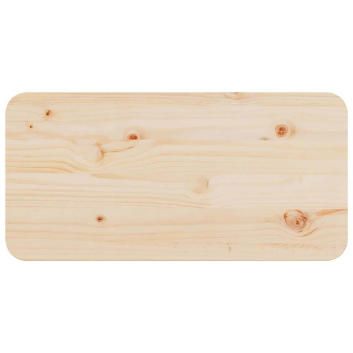 Sofabord Naturfarvet 80 x 39,5 x 33,5 cm Massivt fyrretræ