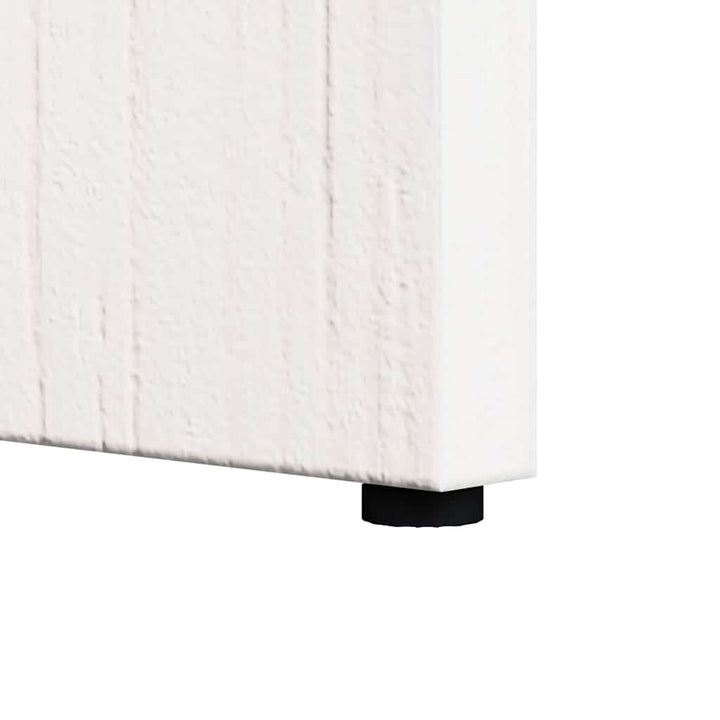 Sofabord Hvid 50 x 40 x 50 cm Massivt fyrretræ