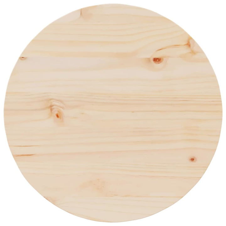 Sofabord Naturfarvet 50 x 50 x 35 cm Massivt fyrretræ