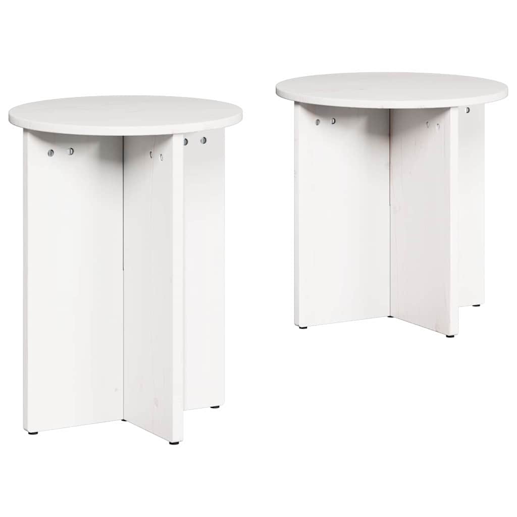 Sofabord 2 pcs Hvid
