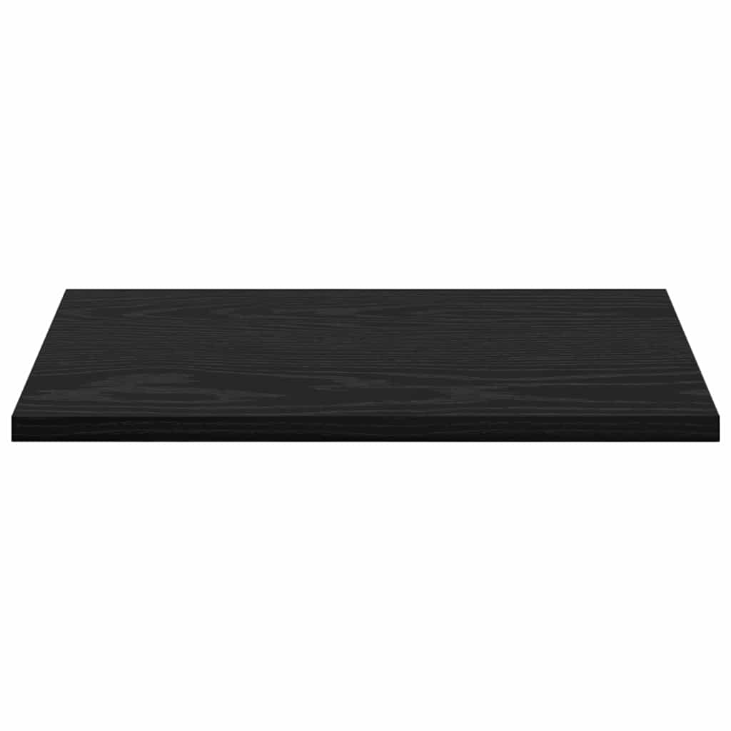Boghylde Bræt 4 pcs Sort 40 x 30 x 1,5 cm Konstrueret træ