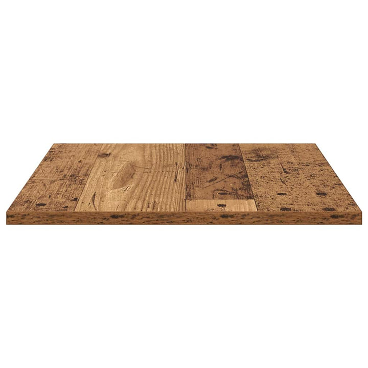 Boghylde Bræt 4 pcs Brun 40 x 40 x 1,5 cm Konstrueret træ