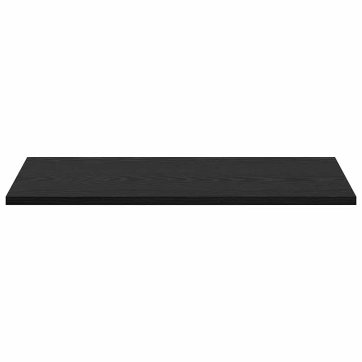 Boghylde Bræt 3 niveauer 4 stk. 60 x 30 x 1,5 cm Sort