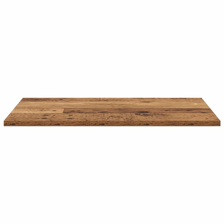 Boghylde Bræt 4 pcs Brun 60 x 40 x 1,5 cm Konstrueret træ