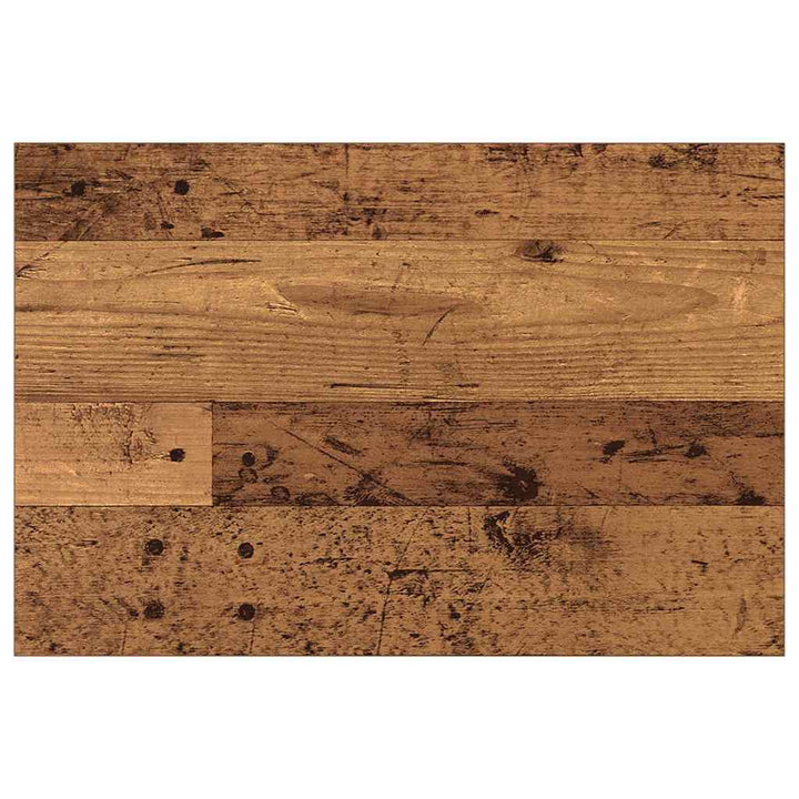 Boghylde Bræt 4 pcs Brun 60 x 40 x 1,5 cm Konstrueret træ
