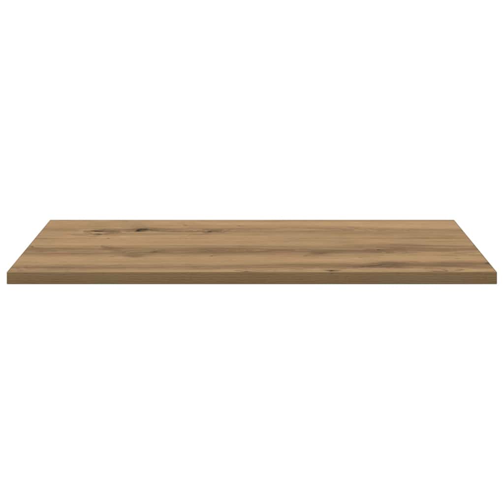Boghylde Bræt 4 pcs Brun 60 x 40 x 1,5 cm Konstrueret træ