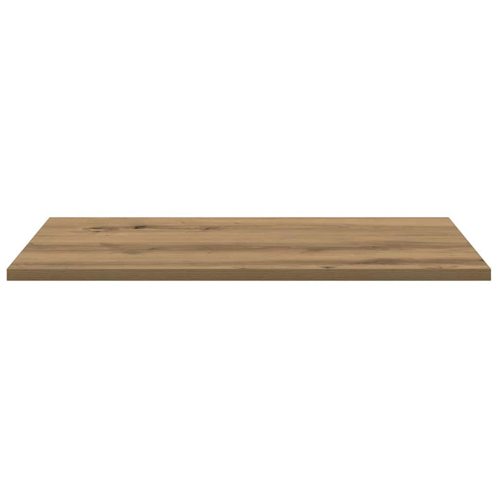Boghylde Bræt 4 pcs Brun 60 x 40 x 1,5 cm Konstrueret træ