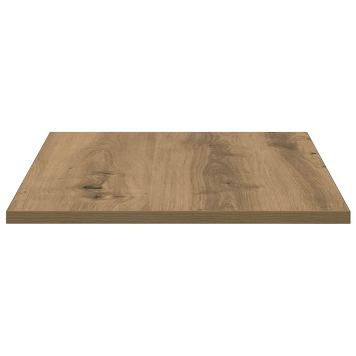 Boghylde Bræt 4 pcs Brun 60 x 40 x 1,5 cm Konstrueret træ
