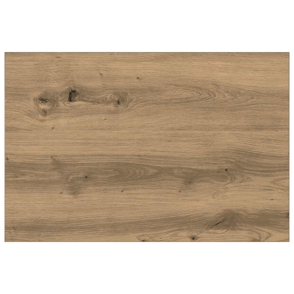 Boghylde Bræt 4 pcs Brun 60 x 40 x 1,5 cm Konstrueret træ