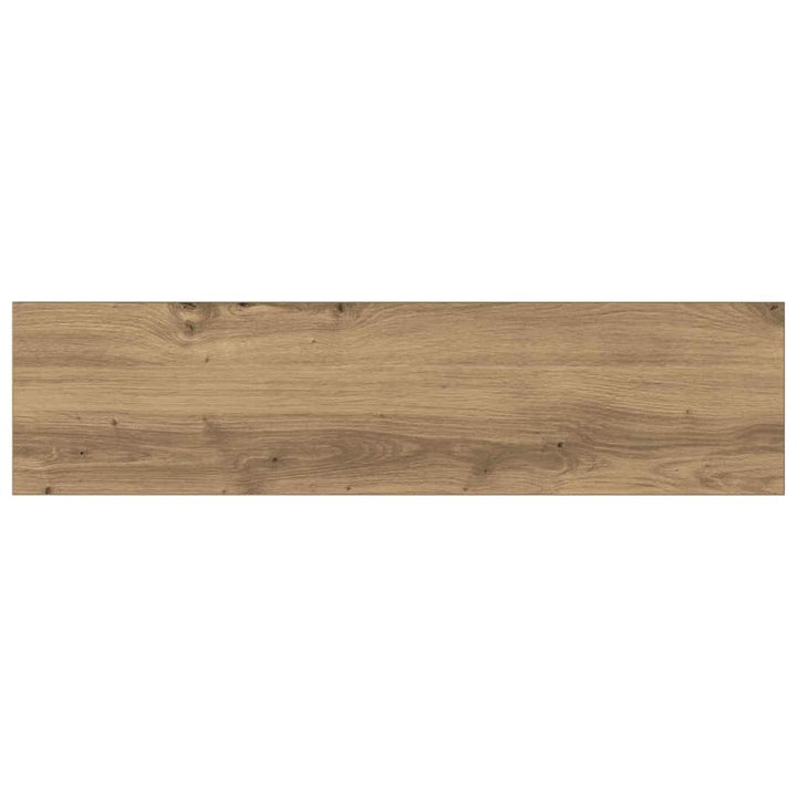 Boghylde Bræt 4 pcs Brun 80 x 20 x 1,5 cm Konstrueret træ