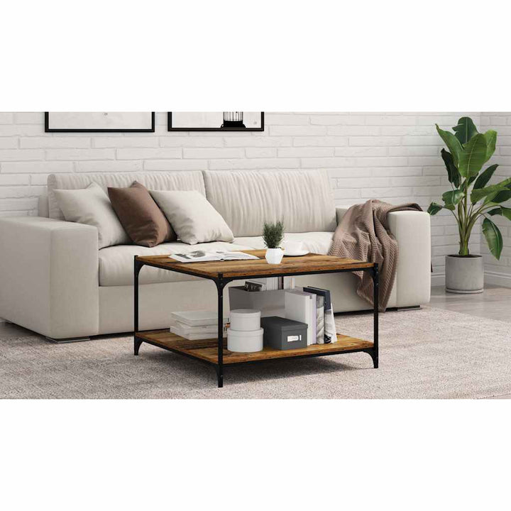 Boghylde Bræt 4 pcs Brun 80 x 40 x 1,5 cm Konstrueret træ