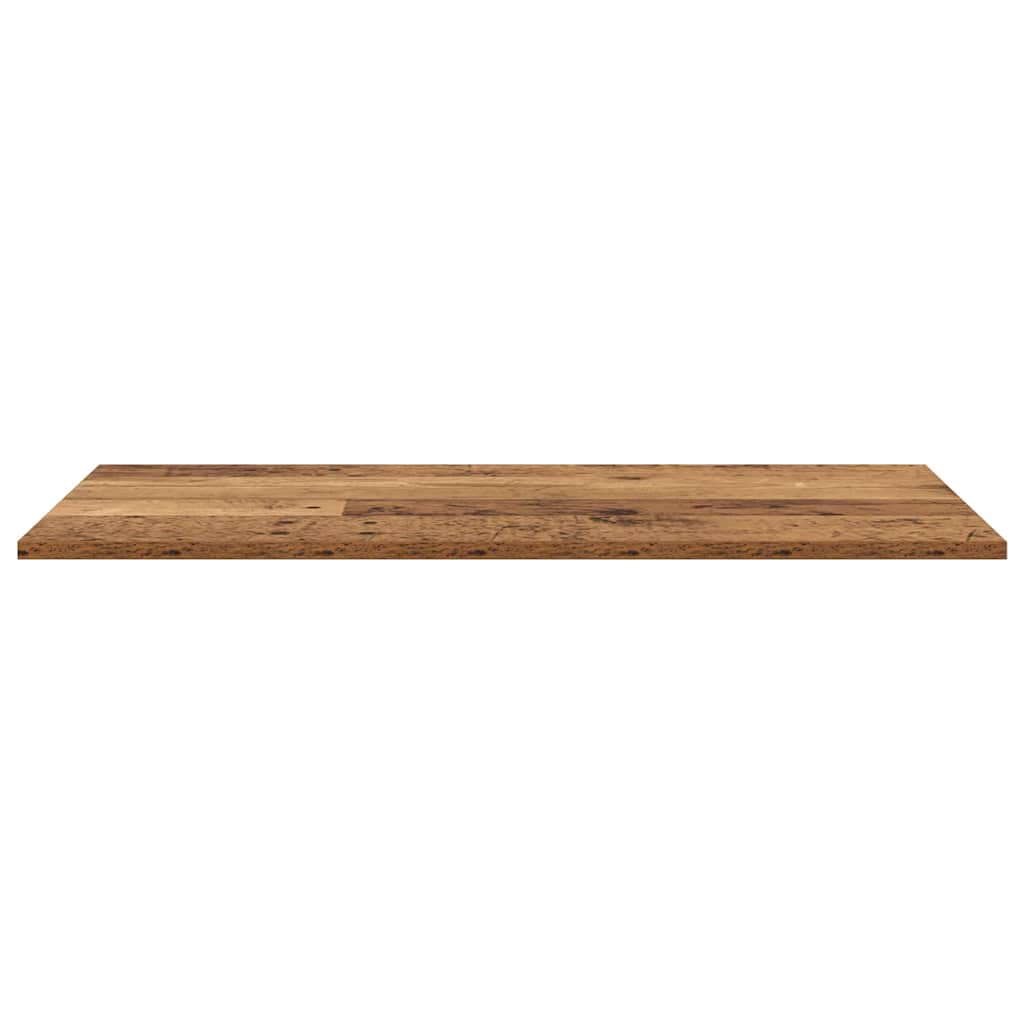 Boghylde Bræt 4 pcs Brun 80 x 40 x 1,5 cm Konstrueret træ