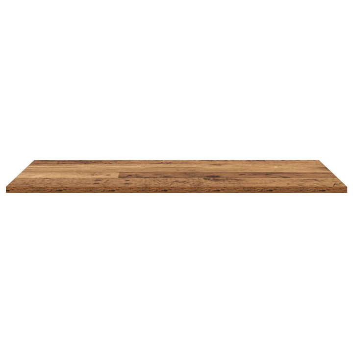 Boghylde Bræt 4 pcs Brun 80 x 40 x 1,5 cm Konstrueret træ