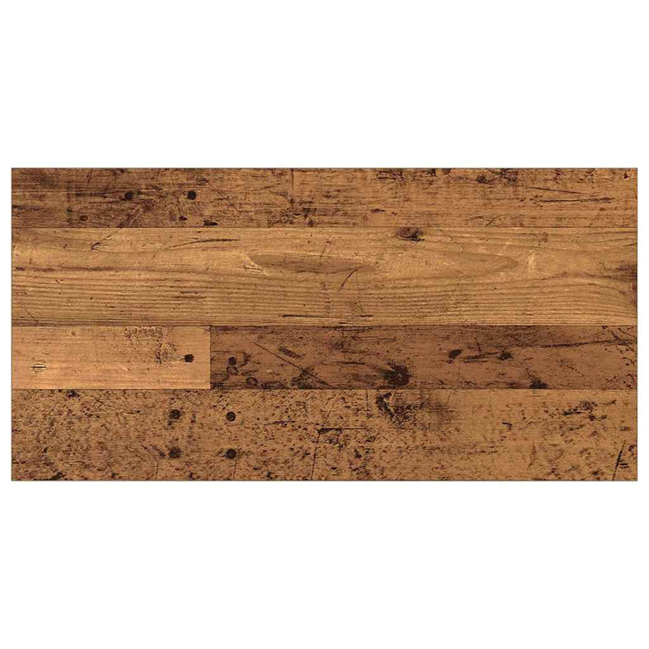 Boghylde Bræt 4 pcs Brun 80 x 40 x 1,5 cm Konstrueret træ