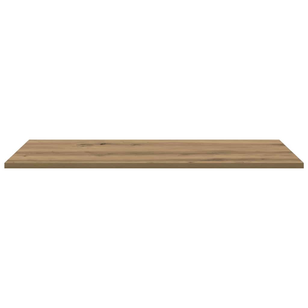 Boghylde Bræt 4 pcs Brun 80 x 40 x 1,5 cm Konstrueret træ