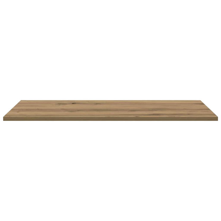 Boghylde Bræt 4 pcs Brun 80 x 40 x 1,5 cm Konstrueret træ