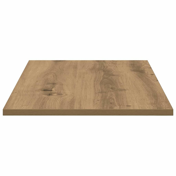 Boghylde Bræt 4 pcs Brun 80 x 40 x 1,5 cm Konstrueret træ