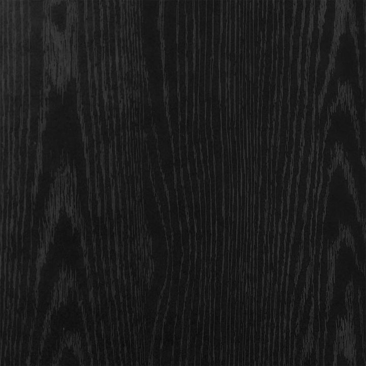 Boghylde Bræt 3 niveauer 4 stk. 100 x 10 x 1,5 cm Sort