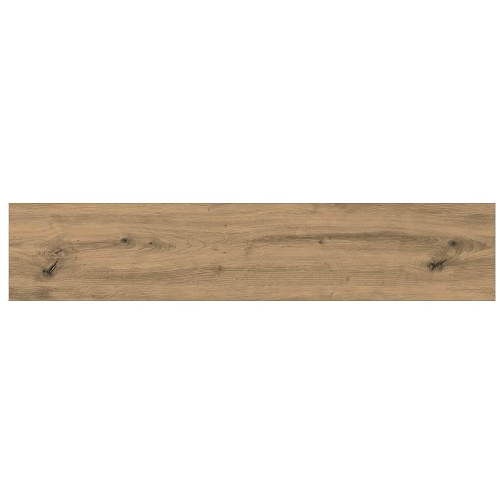 Boghylde Bræt 4 pcs Brun 100 x 20 x 1,5 cm Konstrueret træ