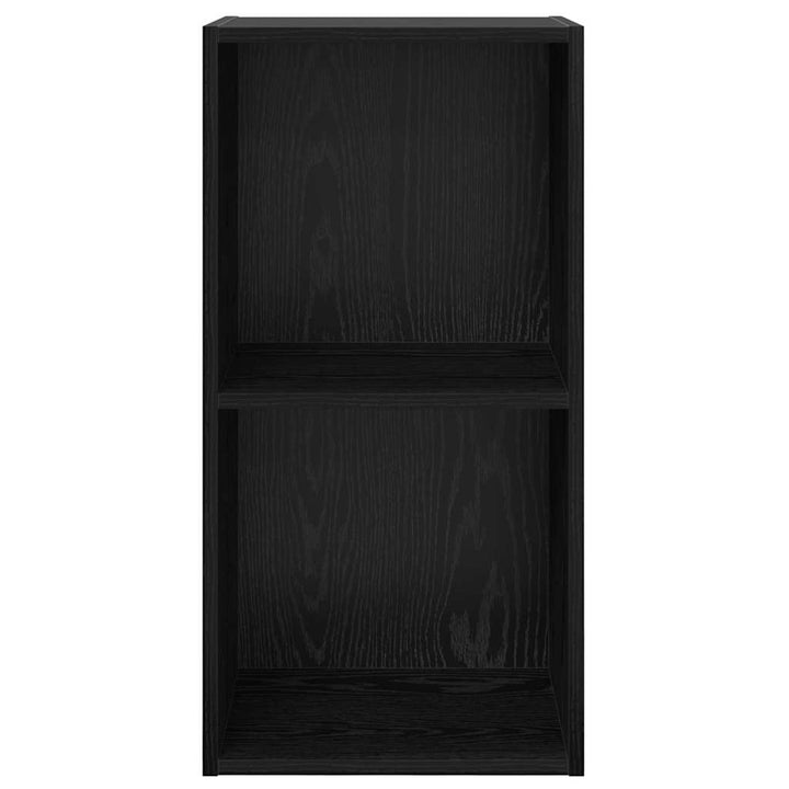 TV-møbelsæt Vægmonteret Sort eg 37 x 37 x 72 cm Konstrueret træ