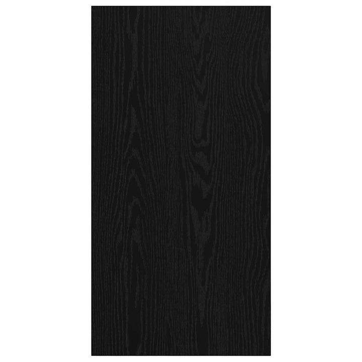 TV-møbelsæt Vægmonteret Sort eg 37 x 37 x 72 cm Konstrueret træ