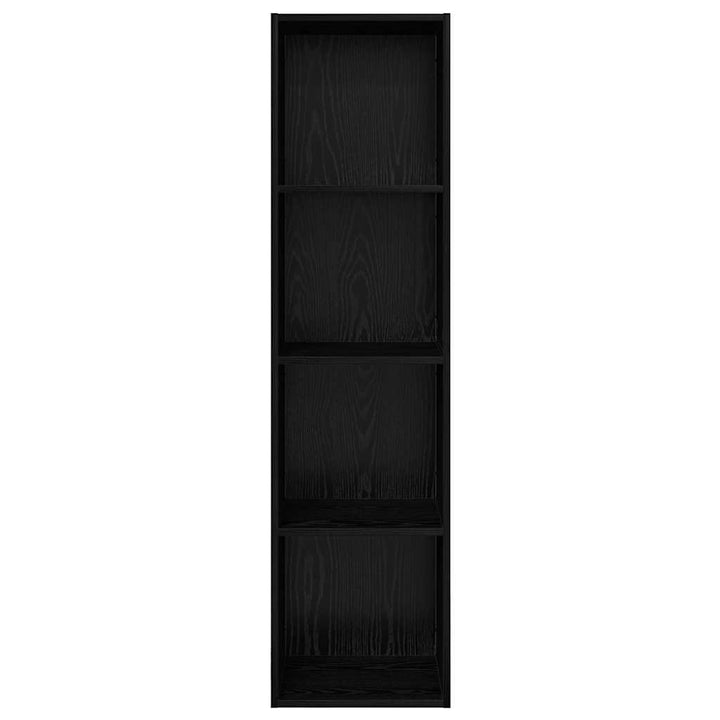 TV-møbelsæt Sort eg 37 x 37 x 142,5 cm Konstrueret træ