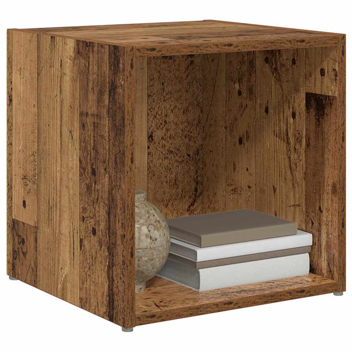TV-møbelsæt 2 pcs Gammelt træ 37 x 35 x 37,5 cm Konstrueret træ